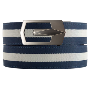 Aberdeen Navy / White Cloth Belt