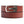 faux red crocodile holeless belt strap with gunmetal ratchet buckle