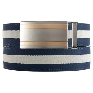 Berkshire Navy / White Cloth Belt