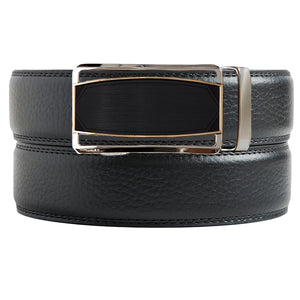 Brighton Black Textured Belt