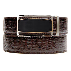 Brighton Faux Brown Crocodile Belt