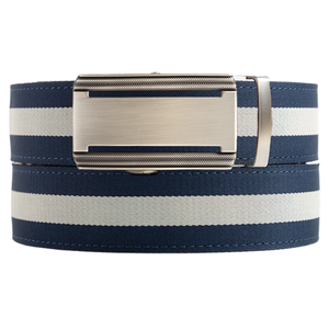 Bristol Navy / White Cloth Belt