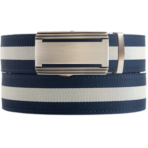Bristol Navy / White Cloth Belt