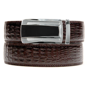 Cheshire Faux Brown Crocodile Belt
