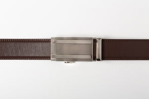 Cornwall ratchet buckle on holeless strap