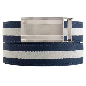Cornwall Navy / White Cloth Belt