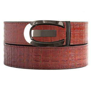 Cumberland Faux Cayenne Crocodile Belt
