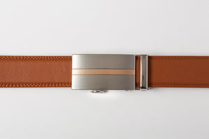 Cumbria ratchet buckle on holeless strap