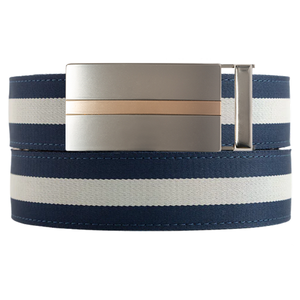 Cumbria Navy / White Cloth Belt