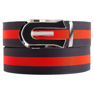 Derby Navy / Red Cloth Belt