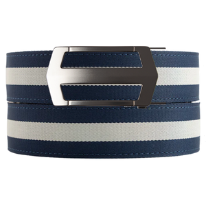 Devon Navy / White Cloth Belt
