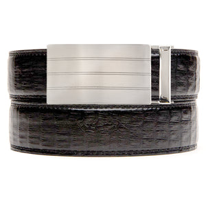 Dorset Faux Black Crocodile Belt