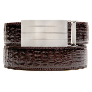 Dorset Faux Brown Crocodile Belt