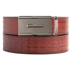 Durham Faux Cayenne Crocodile Belt