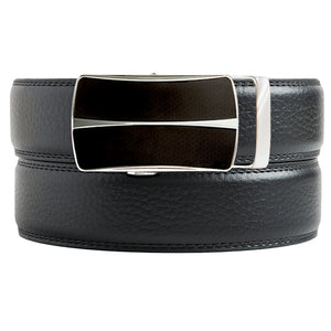Essex Black Textured Belt