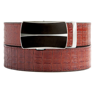 Essex Faux Cayenne Crocodile Belt