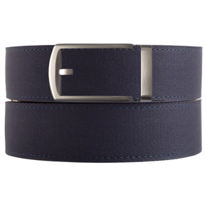 Glasgow Navy Cloth Ratchet Belt