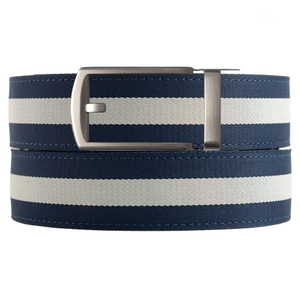 Glasgow Navy / White Cloth Belt