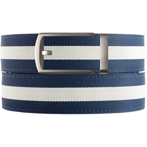 Glasgow Navy/White Cloth Belt
