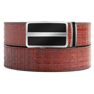 Gloucester Faux Cayenne Crocodile Belt