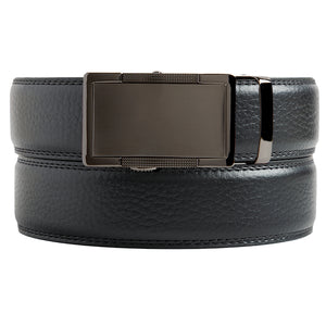Hampshire Black Textured Belt