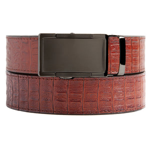 Hampshire Faux Cayenne Crocodile Belt