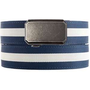 Highland Navy / White Cloth Belt