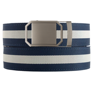 Kent Navy / White Cloth Belt