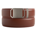Image for Kent Brown Textured Leather Ratchet Belt