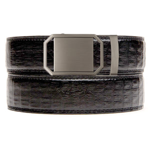 Kent Faux Black Crocodile Belt