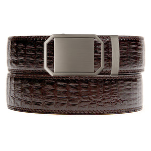 Kent Faux Brown Crocodile Belt