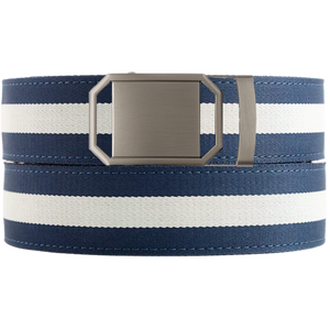 Kent Navy / White Cloth Belt