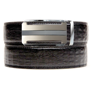 Luton Faux Black Crocodile Belt