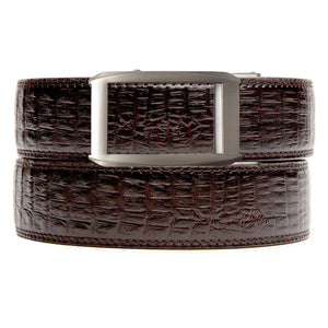 Middlesex Faux Brown Crocodile Belt