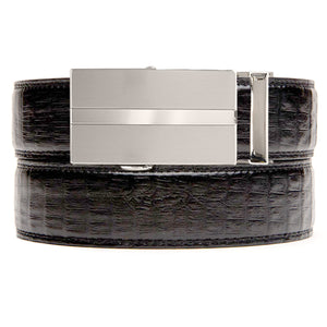 Nottingham Faux Black Crocodile Belt