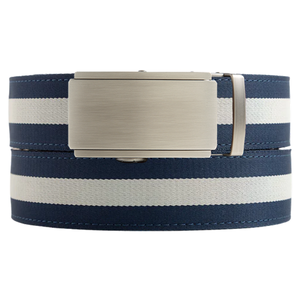 Oxford Navy / White Cloth Belt