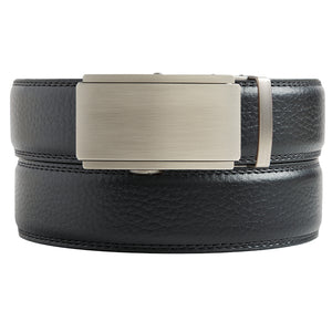 Oxford Black Textured Belt