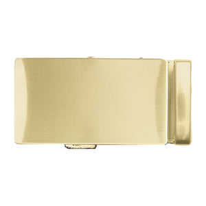 gold finished ratchet belt buckle