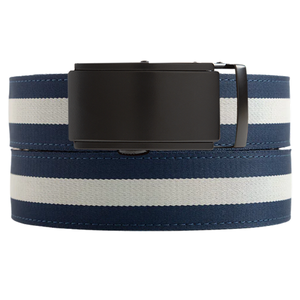 Sussex Navy / White Cloth Belt