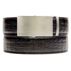 Wiltshire Faux Black Crocodile Belt