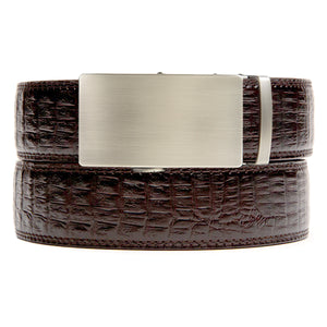 Wiltshire Faux Brown Crocodile Belt