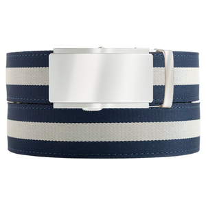 Yorkshire Navy / White Cloth Belt