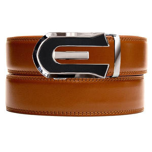 The Derby walnut brown belt