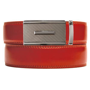 Durham men’s red leather belt