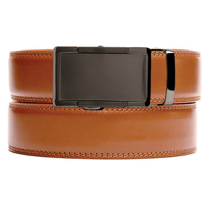 The Hampshire tan leather dress belt
