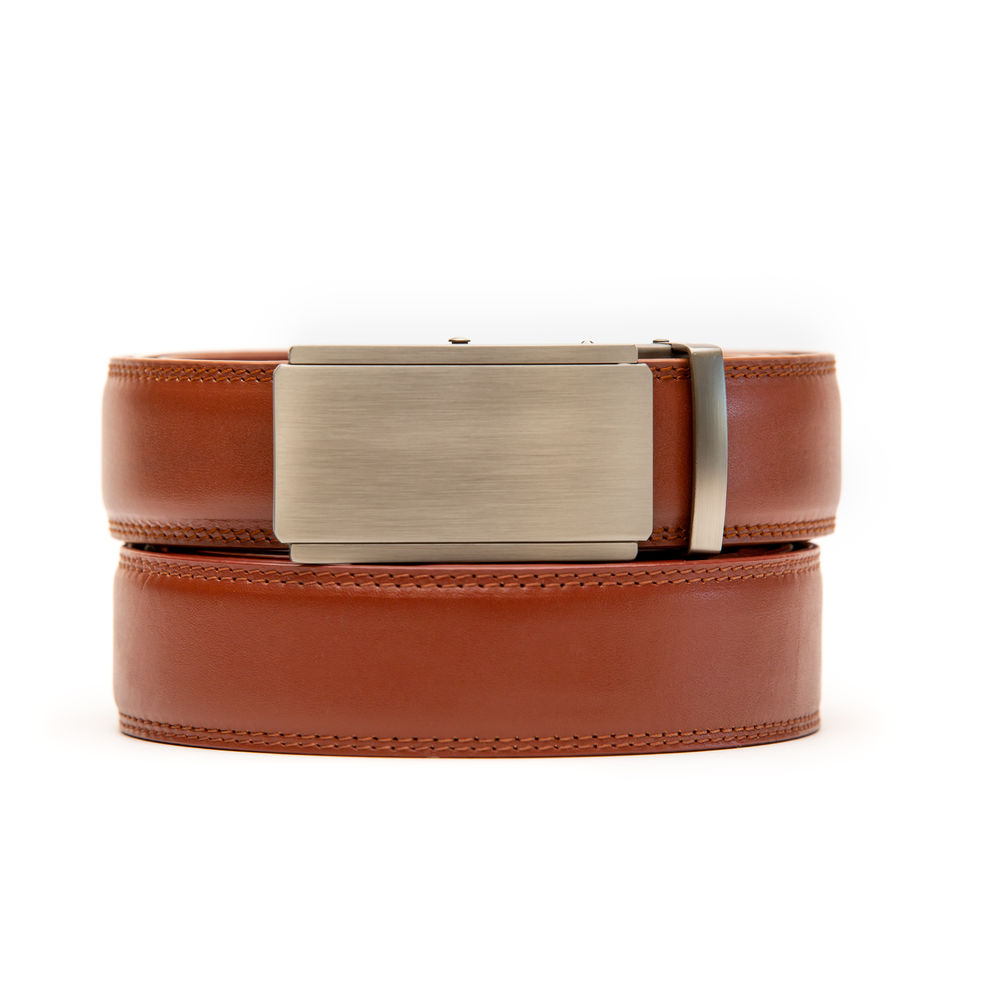 Oxford Mocha belt combo by Arnsworth Belts
