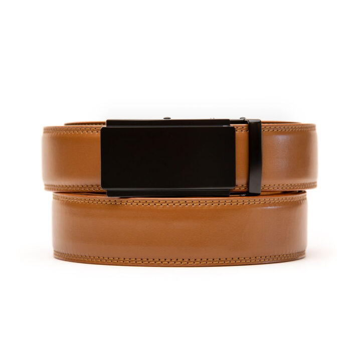 Sussex buckle with the tan belt by Arnsworth Belts