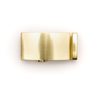 Stylish belt buckle in a polished gold finish Somerset