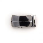 Essex Buckle - Stylish silver frame with onyx inlay and silver accent