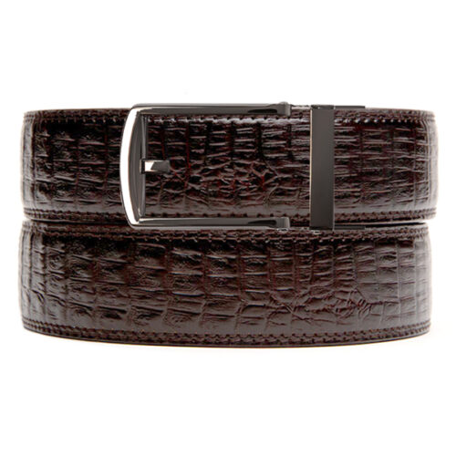 Cambridge Faux Brown Crocodile Belt